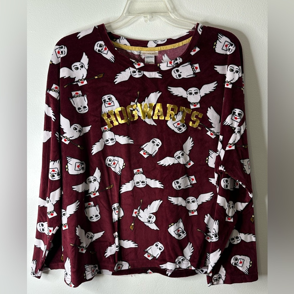 Harry Potter Hedwig/Hogwarts PJ set. Women’s 2X (18-20)